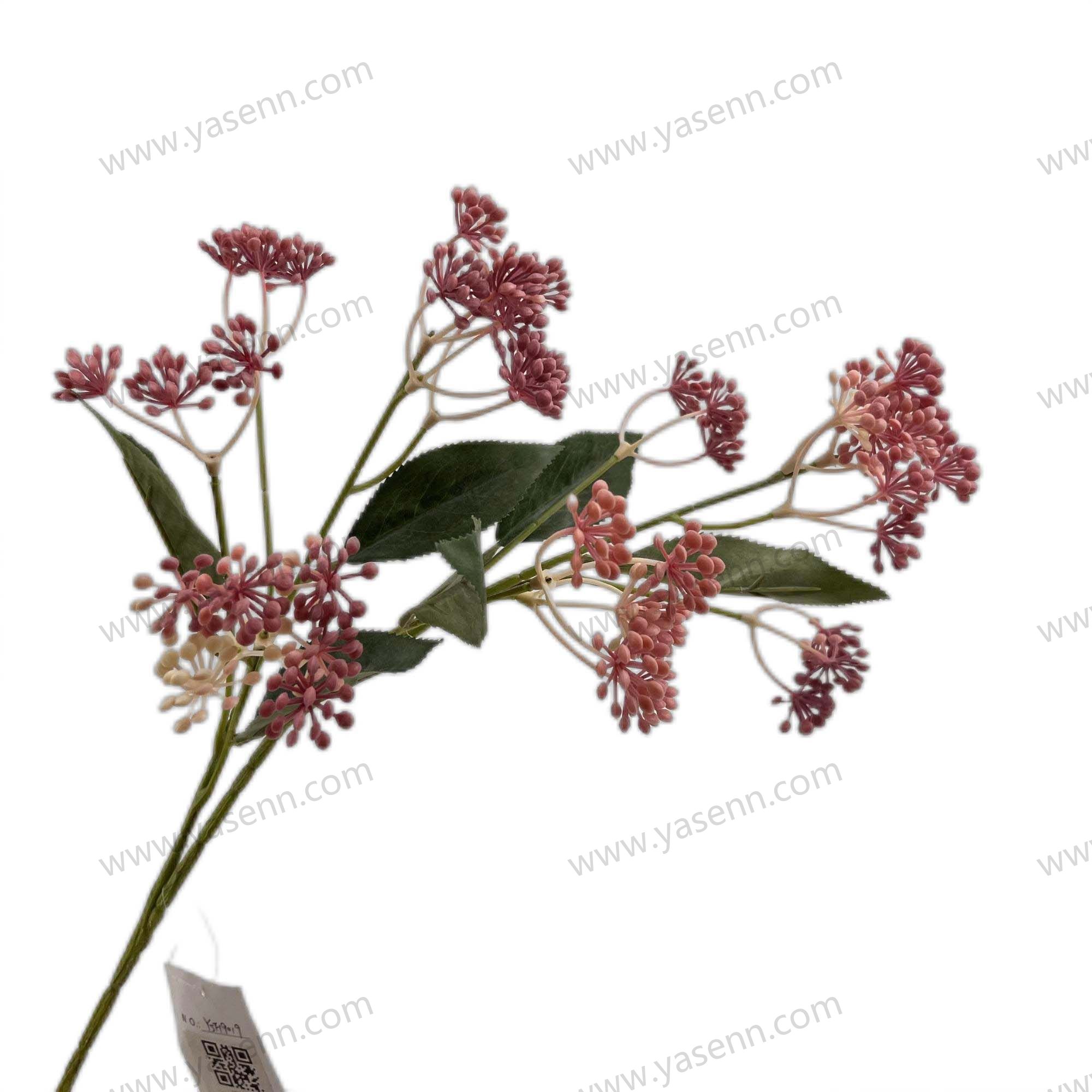 70CM siraitia with 3 branches artificial flowers YSF19019