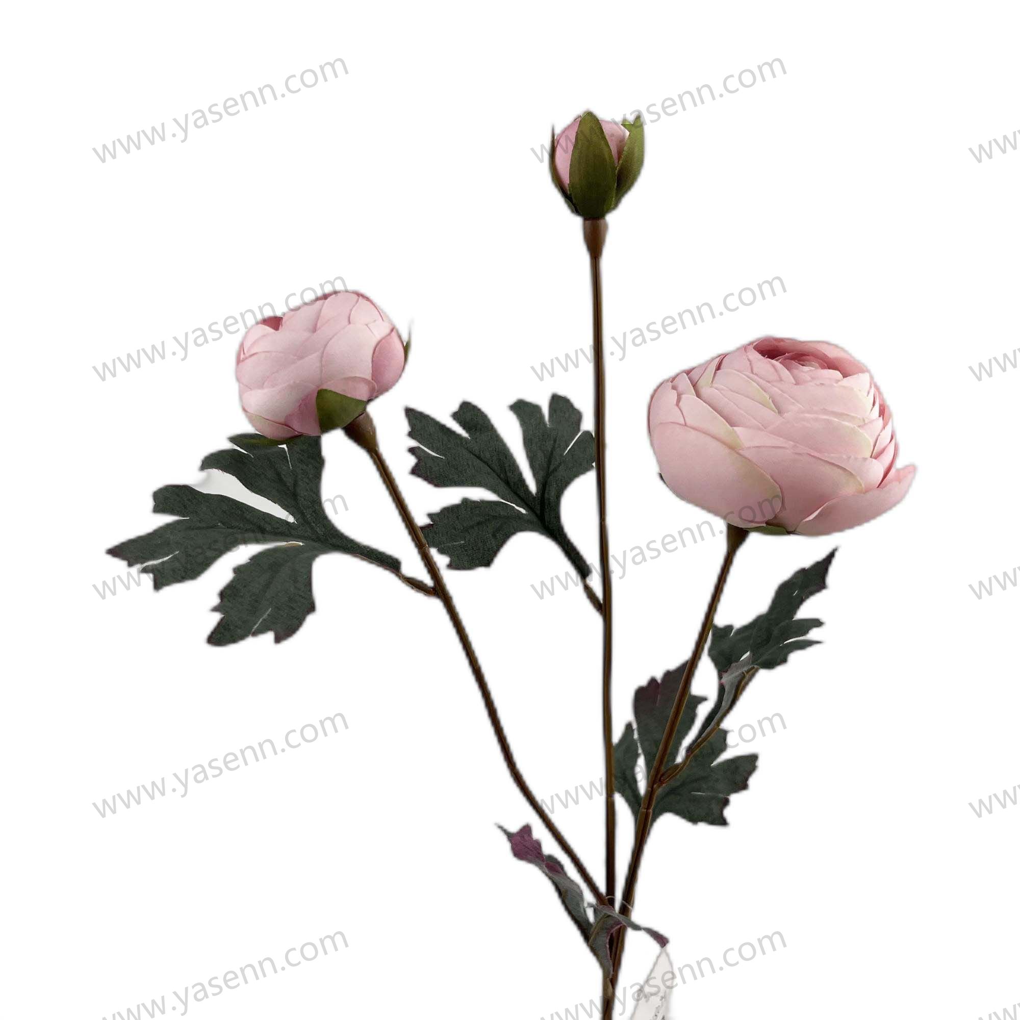 48CM camellia with 3 branches artificial flowers YSF18094