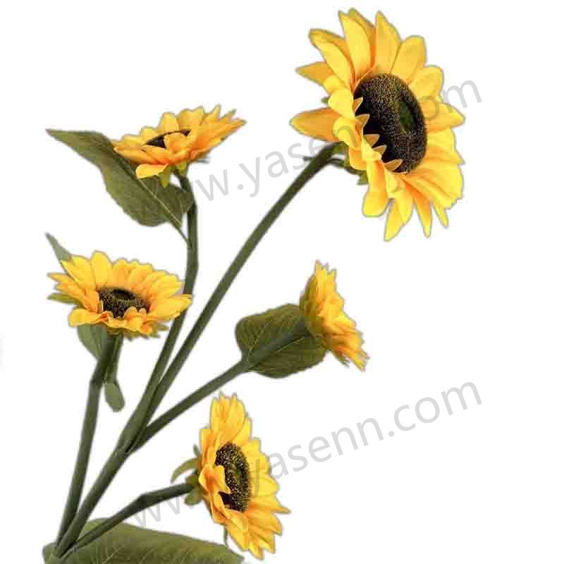 125CM sunflower single artificial flower YSZ22176