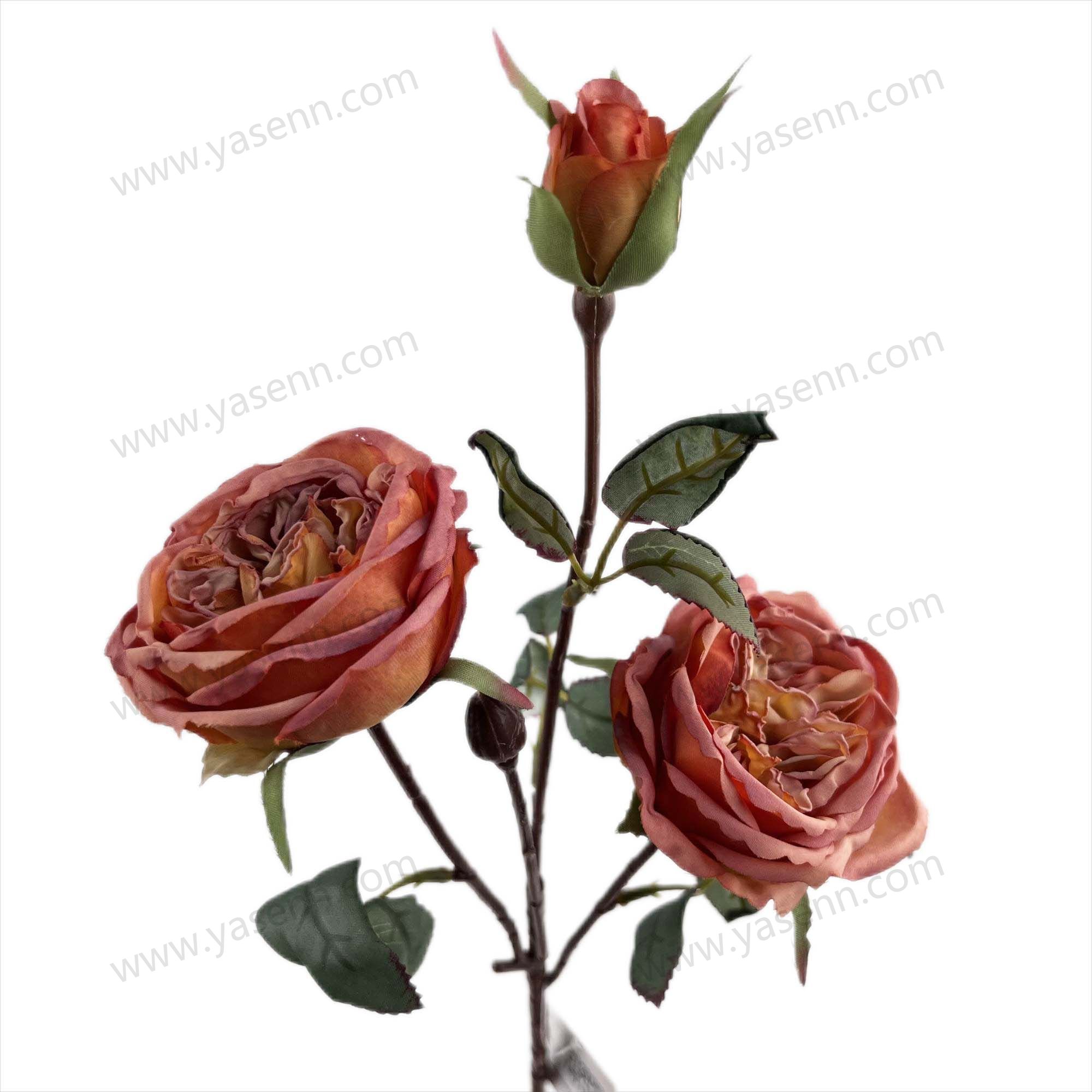 52CM camellia single artificial flower YSS23257