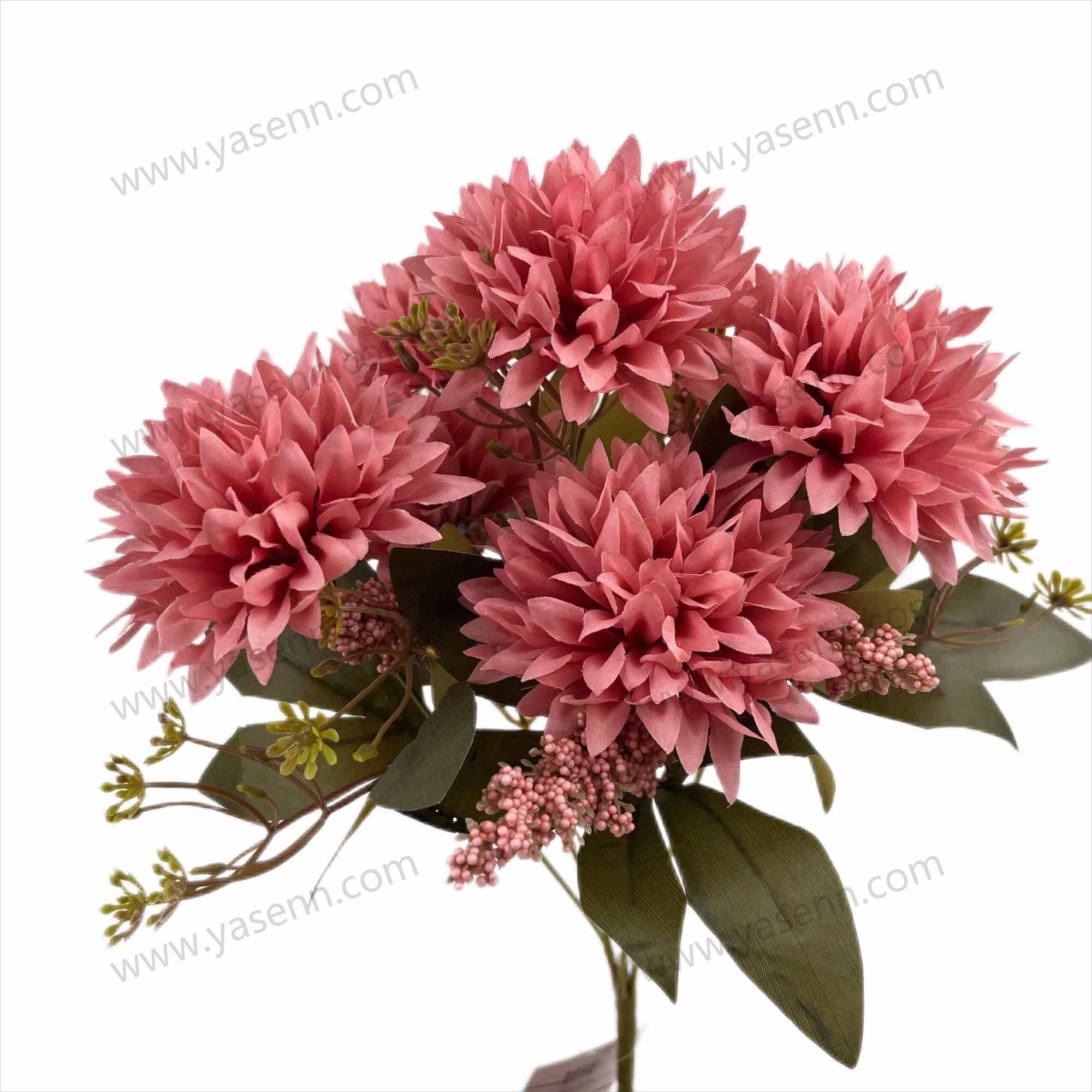 41CM 7  MUM artificial bouquet YSZ19155