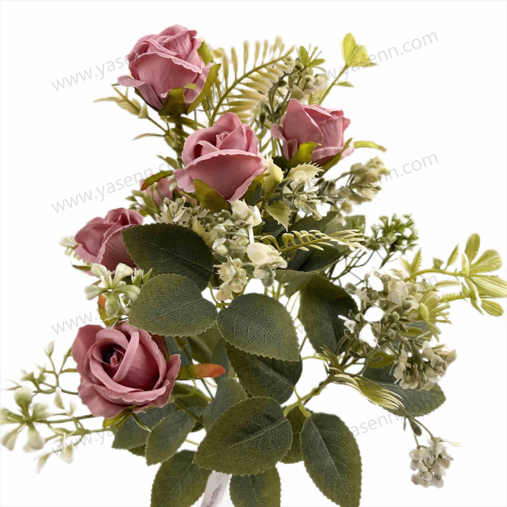 43CM 9  ROSE artificial bouquet YSZ20253