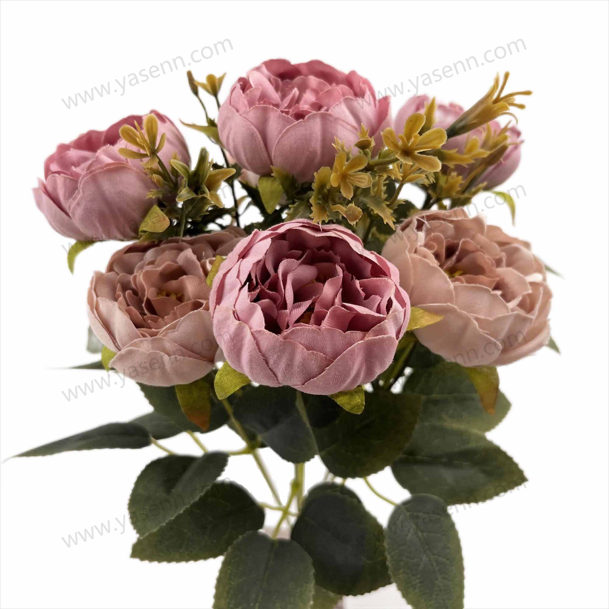 36CM 7  PEONY artificial bouquet YSZ20248