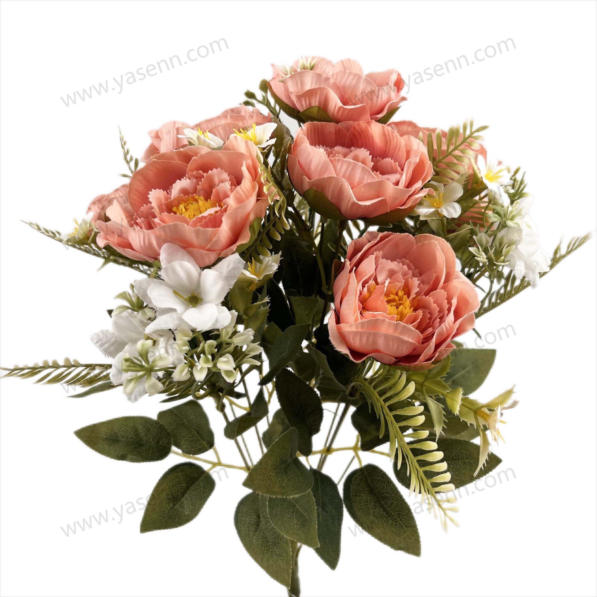 49CM 11  PEONY artificial bouquet YSZ20237