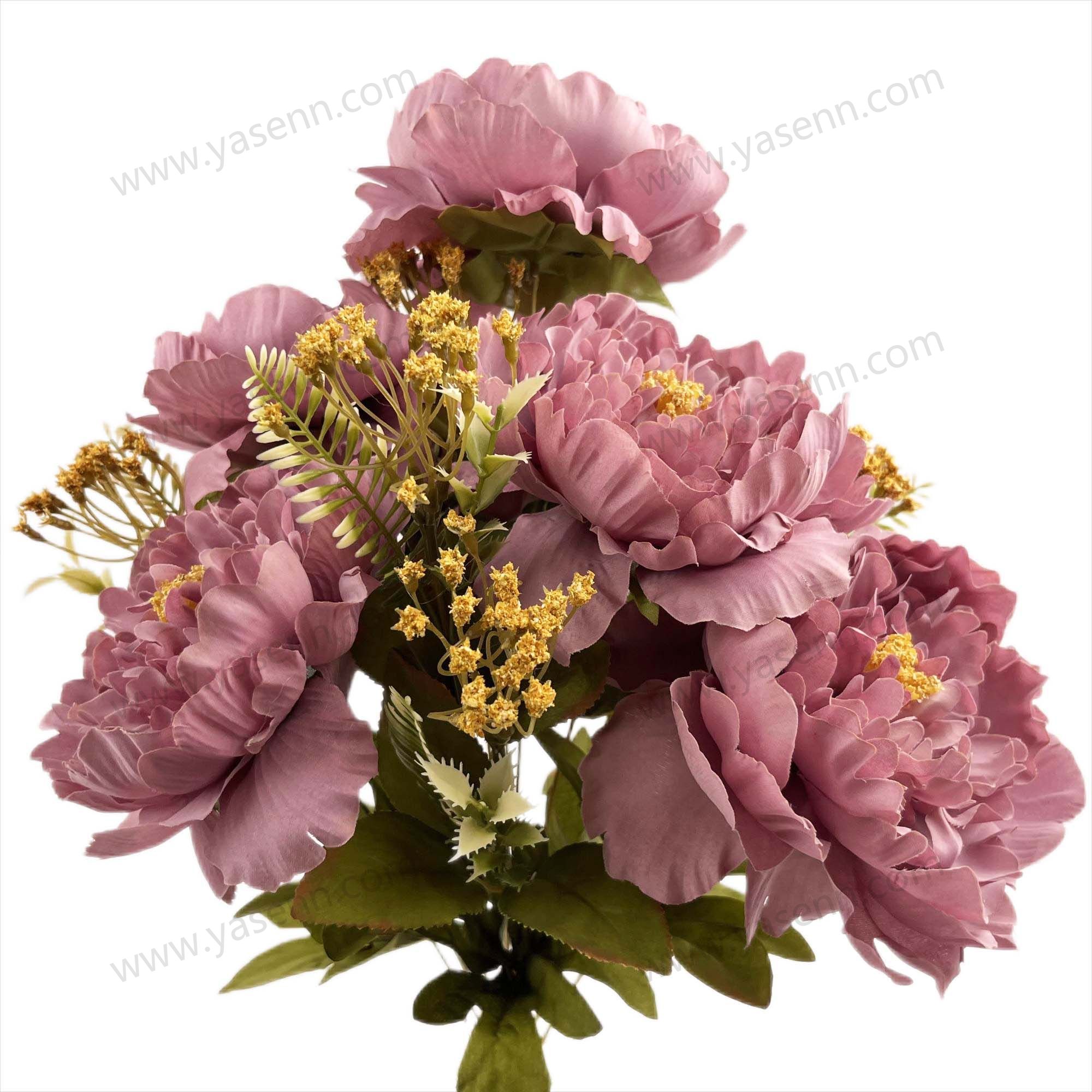 56CM 11  PEONY artificial bouquet YSZ20153