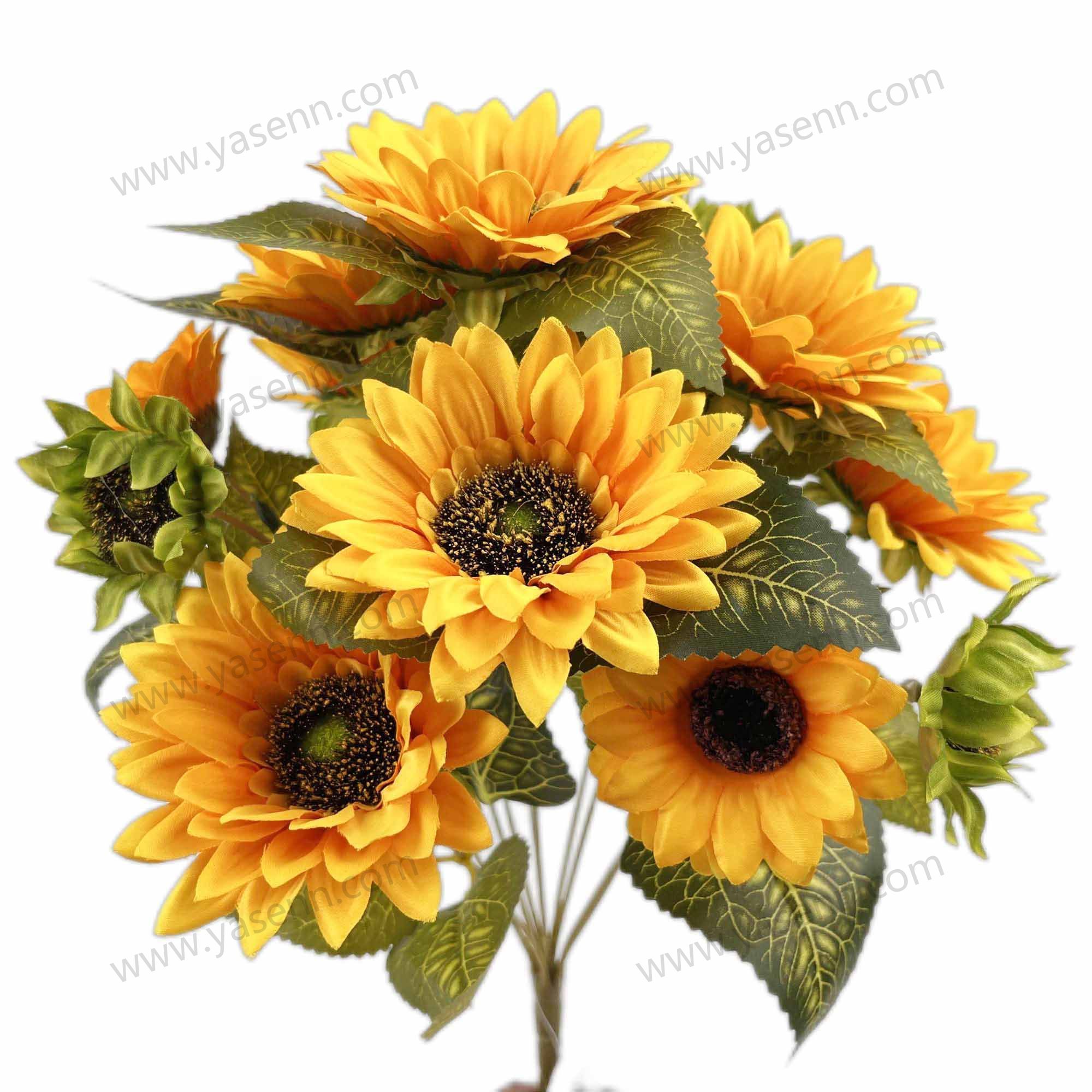 44CM 10 SUN FLOWER artificial bouquet YSB23065