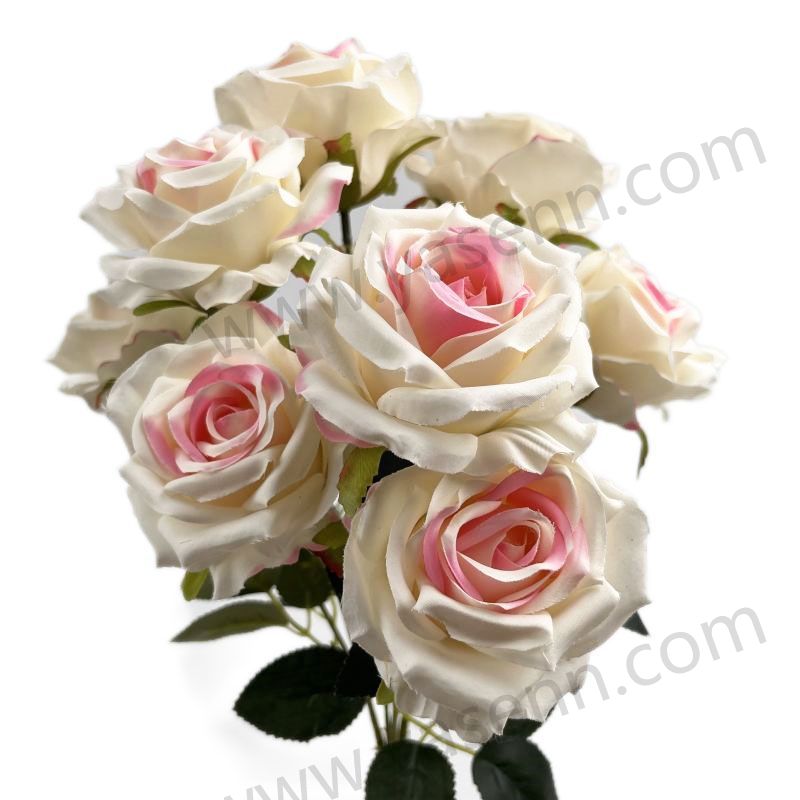 46CM 4 CURLED-EDGE ROSE artificial bouquet YSB23080