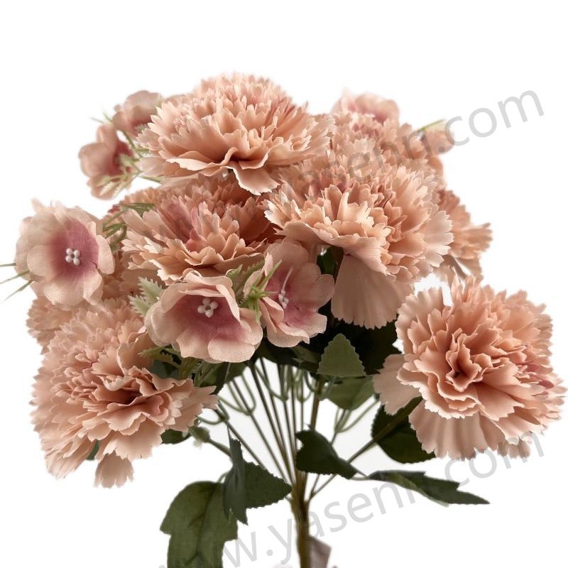 37CM 12 CARNATION artificial bouquet YSB23031