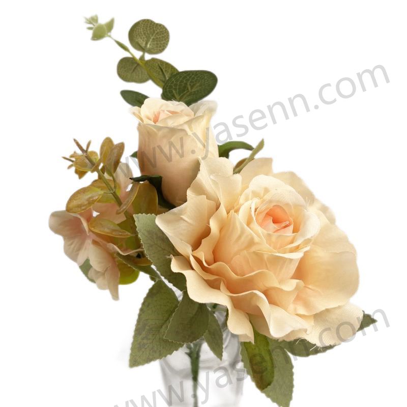 27CM 5 ROSE artificial bouquet YSB23007