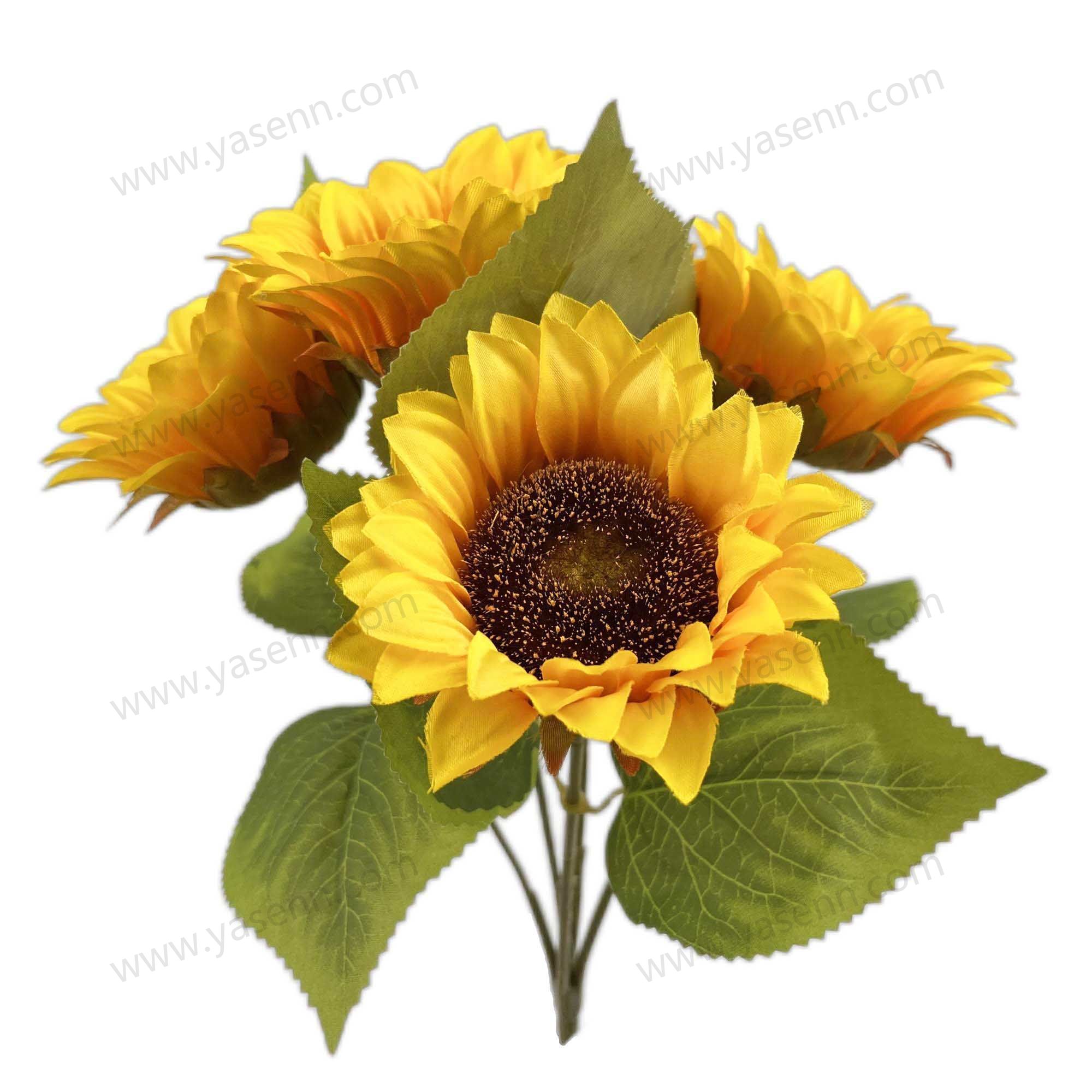 40CM 5 SUN FLOWER artificial bouquet YSB23023