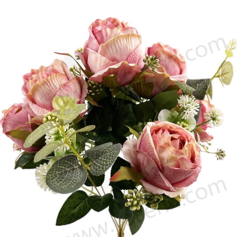 50CM 10 ROSE artificial bouquet YSB23049