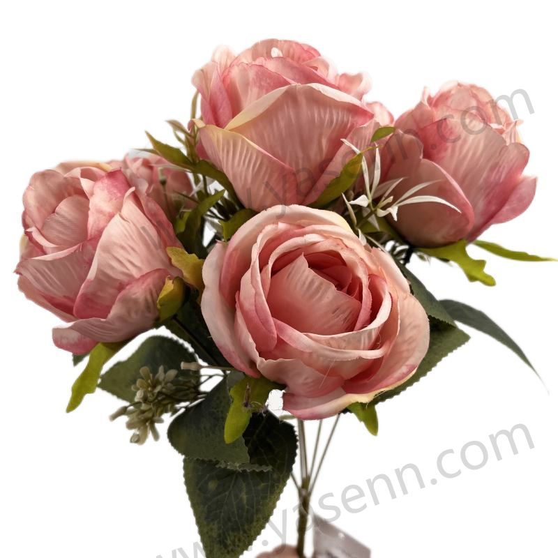 40CM 7  ROSE decorate artificial flowers YSB23108