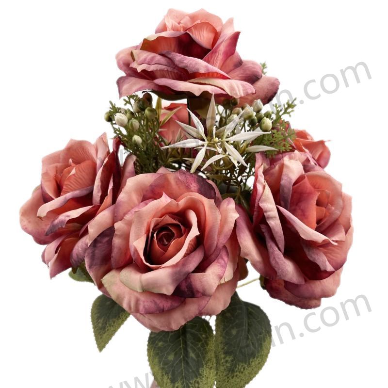 40CM 9  ROSE decorate artificial flowers YSB23110