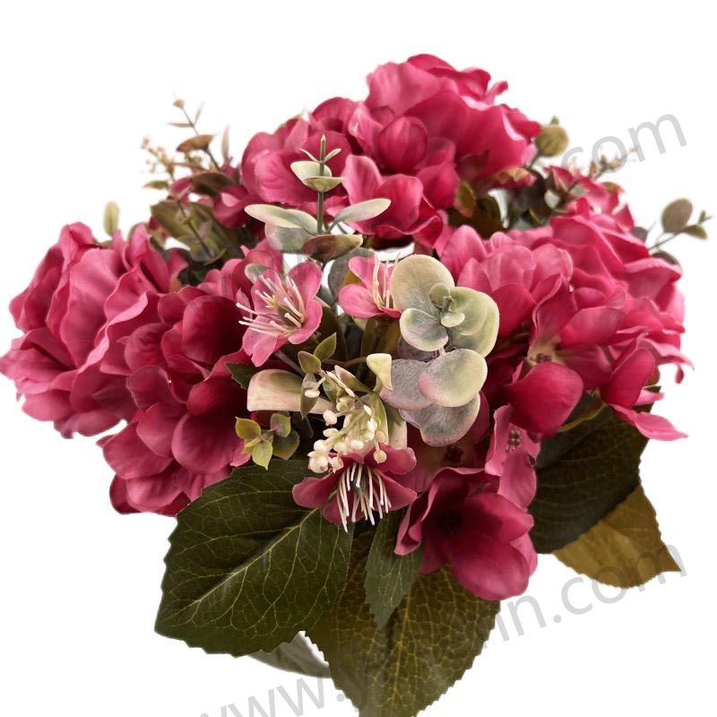 45CM 9  ROSE HYDRANGEA artificial bouquet YSB23131