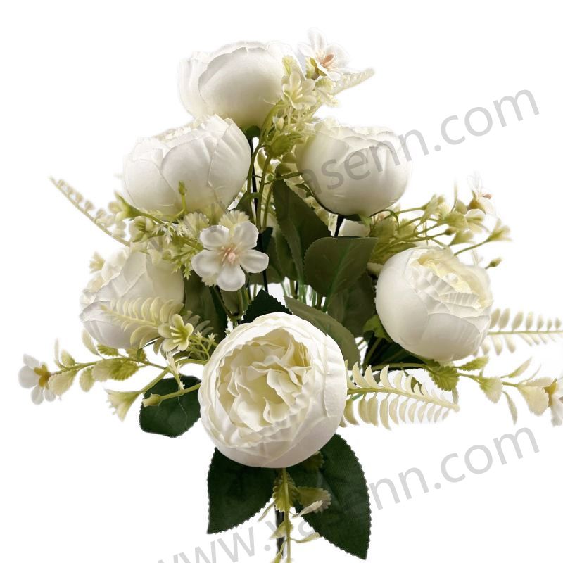 41CM 9  PEONY artificial bouquet YSB23145