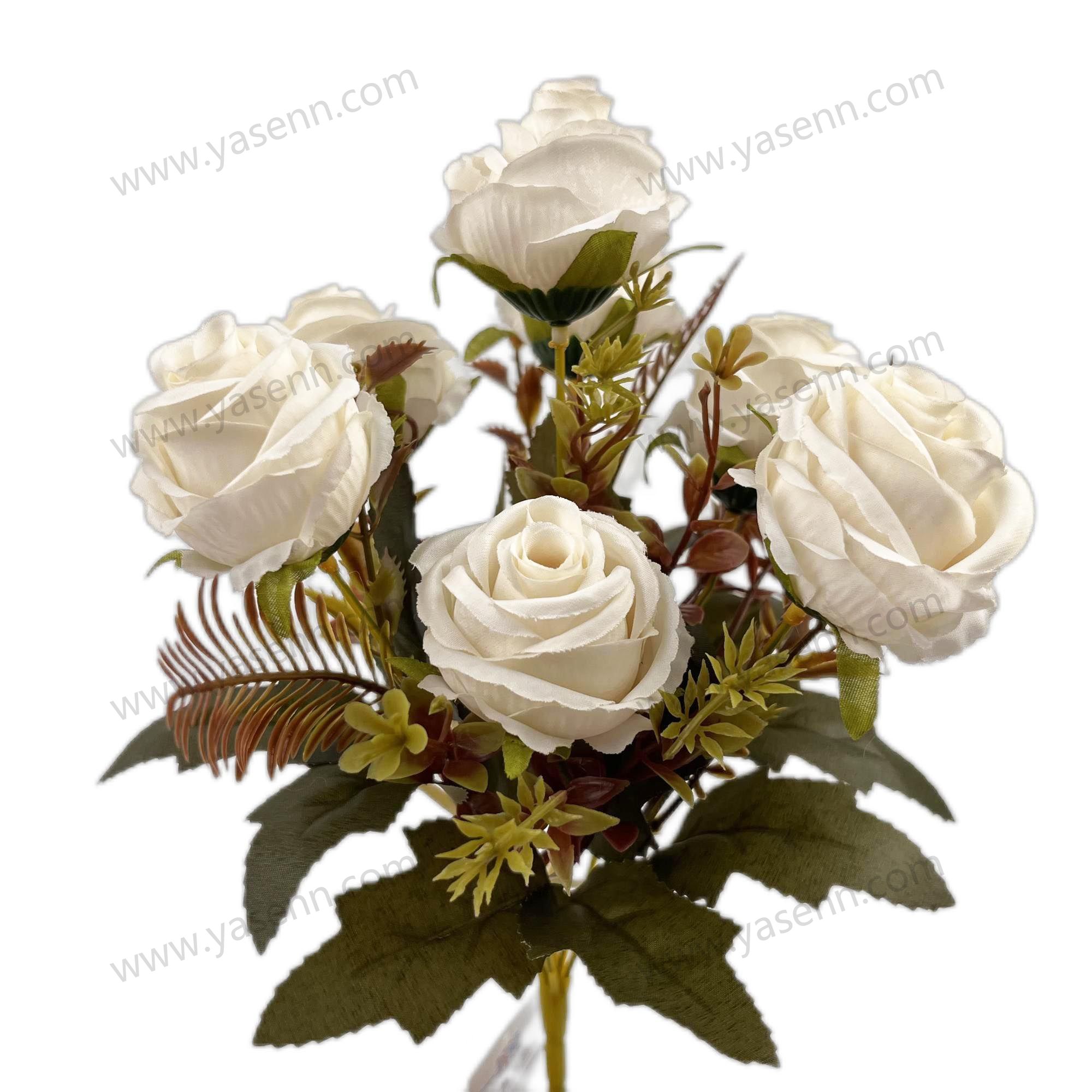 32CM 7  ROSE decorate artificial flowers YSB23151