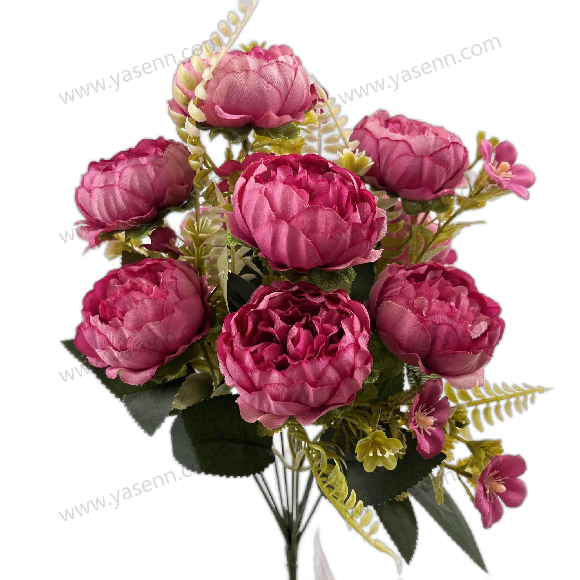 39CM 9  PEONY decorate artificial flowers YSB23153