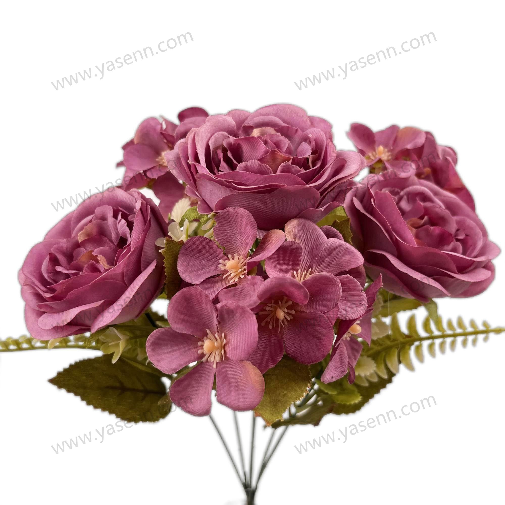 36CM 7 PEONY HYDRANGEA artificial bouquet YSB23155