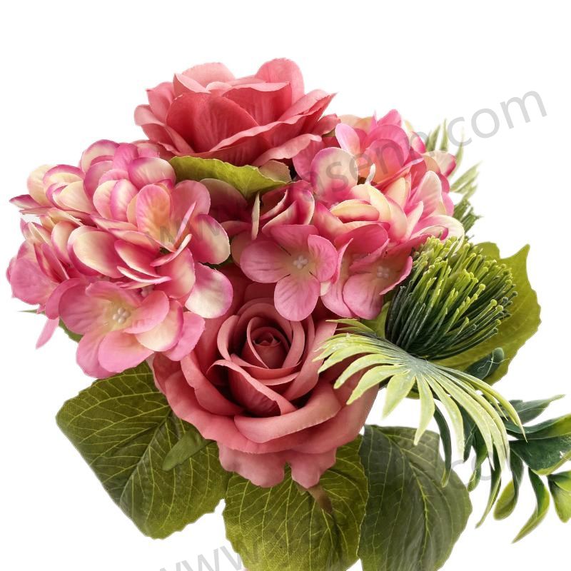 40CM 7  ROSE HYDRANGEA decorate artificial flowers YSB23170