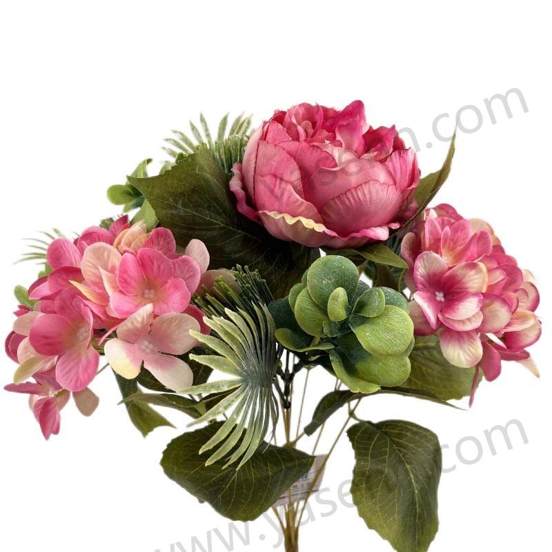 46CM 9 PEONY HYDRANGEA artificial bouquet YSB23171