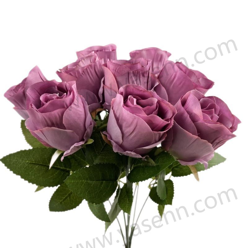 45CM 9  ROSE artificial bouquet YSB23189