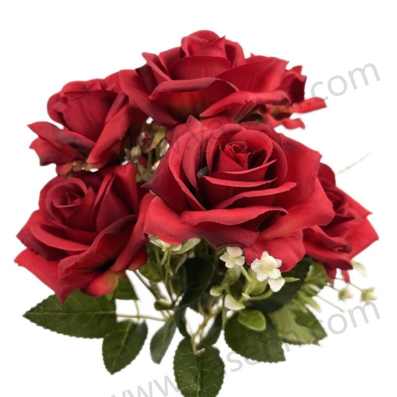 30CM 7  ROSE decorate artificial flowers YSB23190