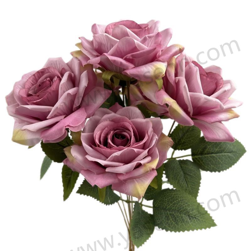 43CM 7  ROSE artificial bouquet YSB23191