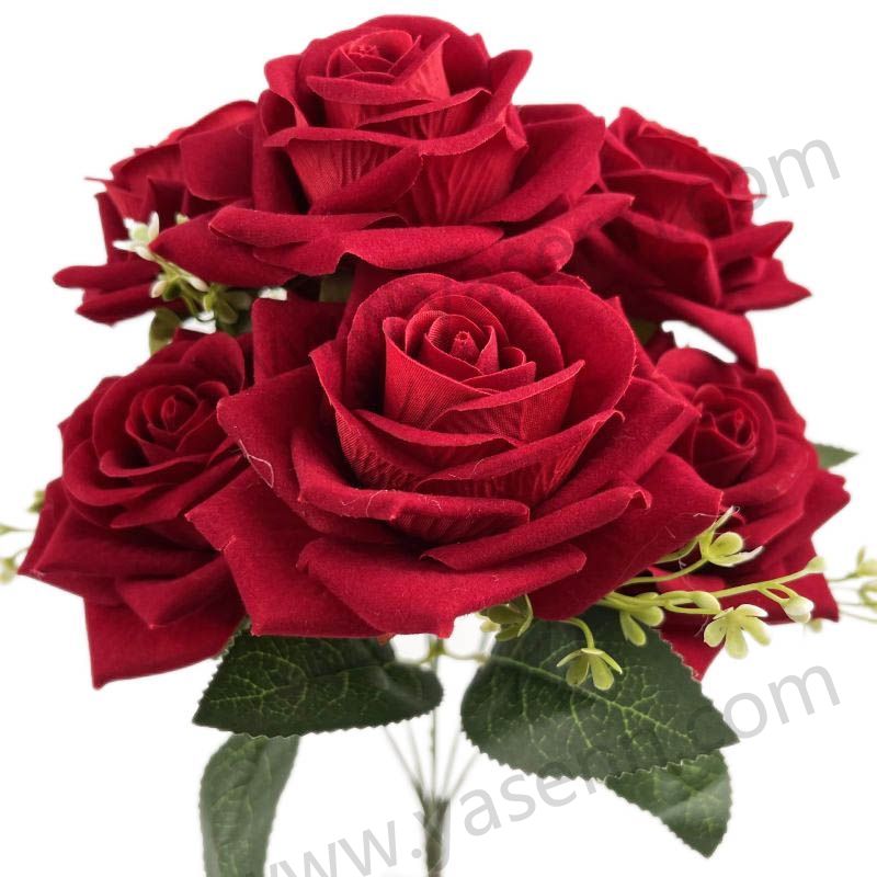 41CM 7  ROSE decorate artificial flowers YSB23294