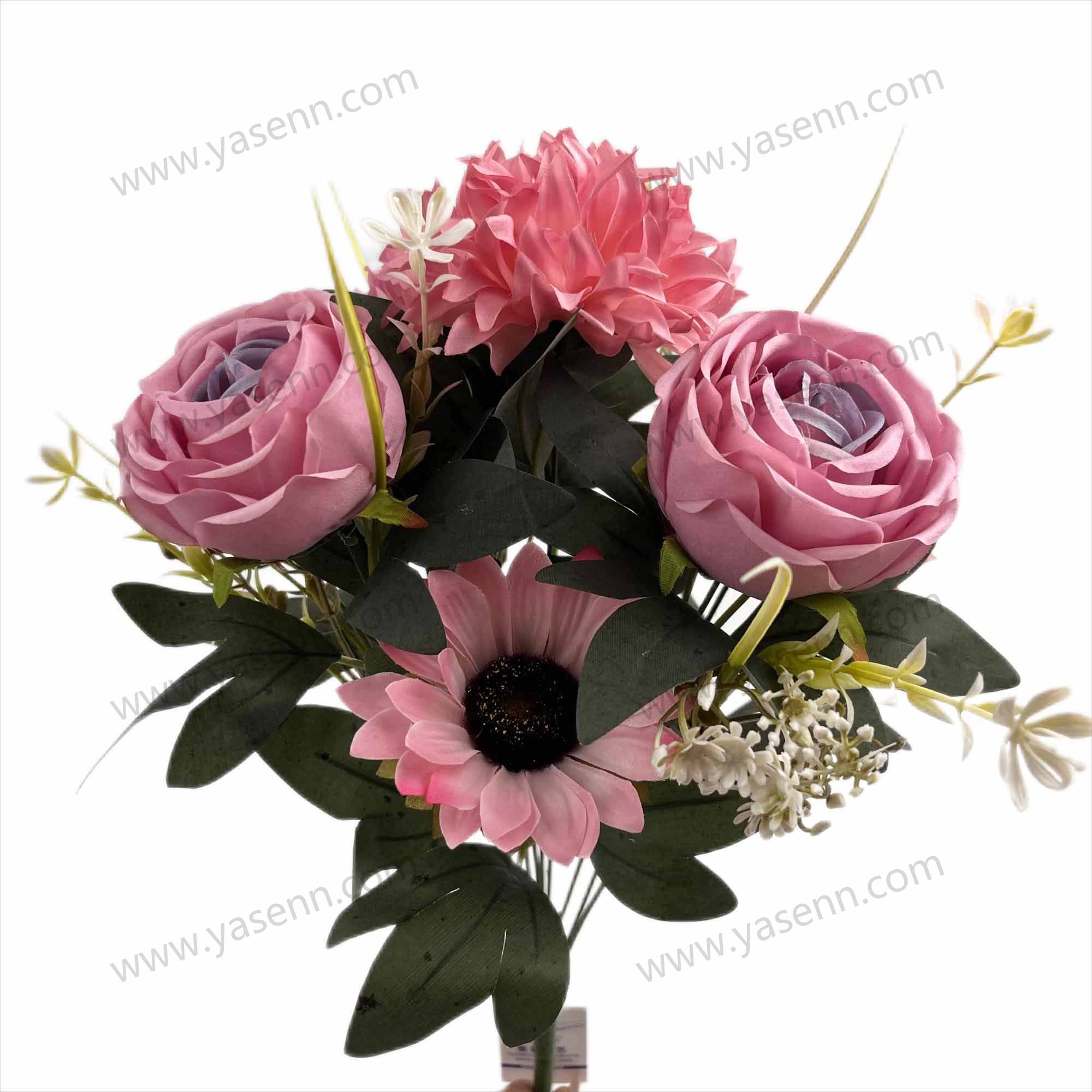 43CM 10 MISCELLANEOUS FLOWERS artificial bouquet YSB23303