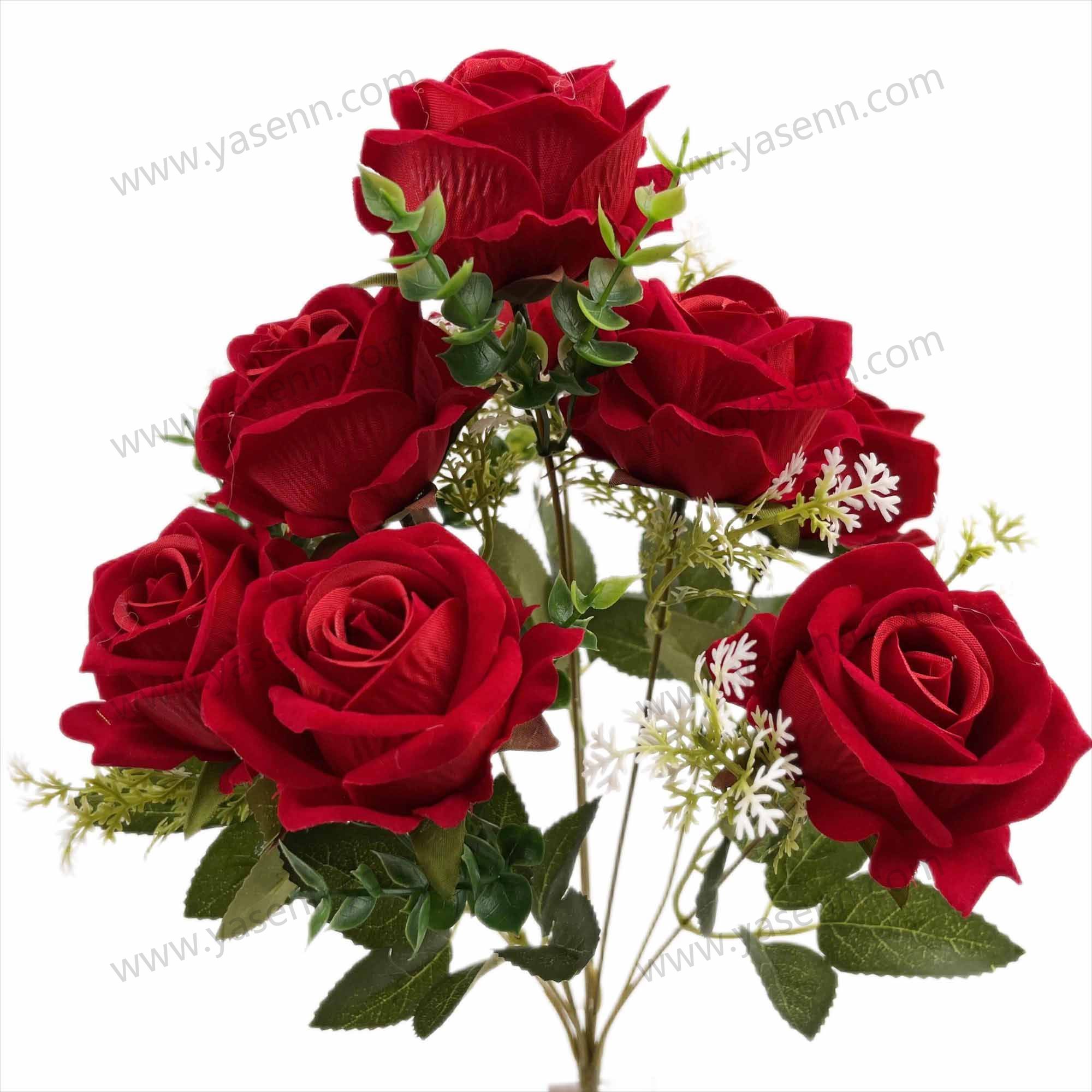 40CM 9  ROSE artificial bouquet YSB23308