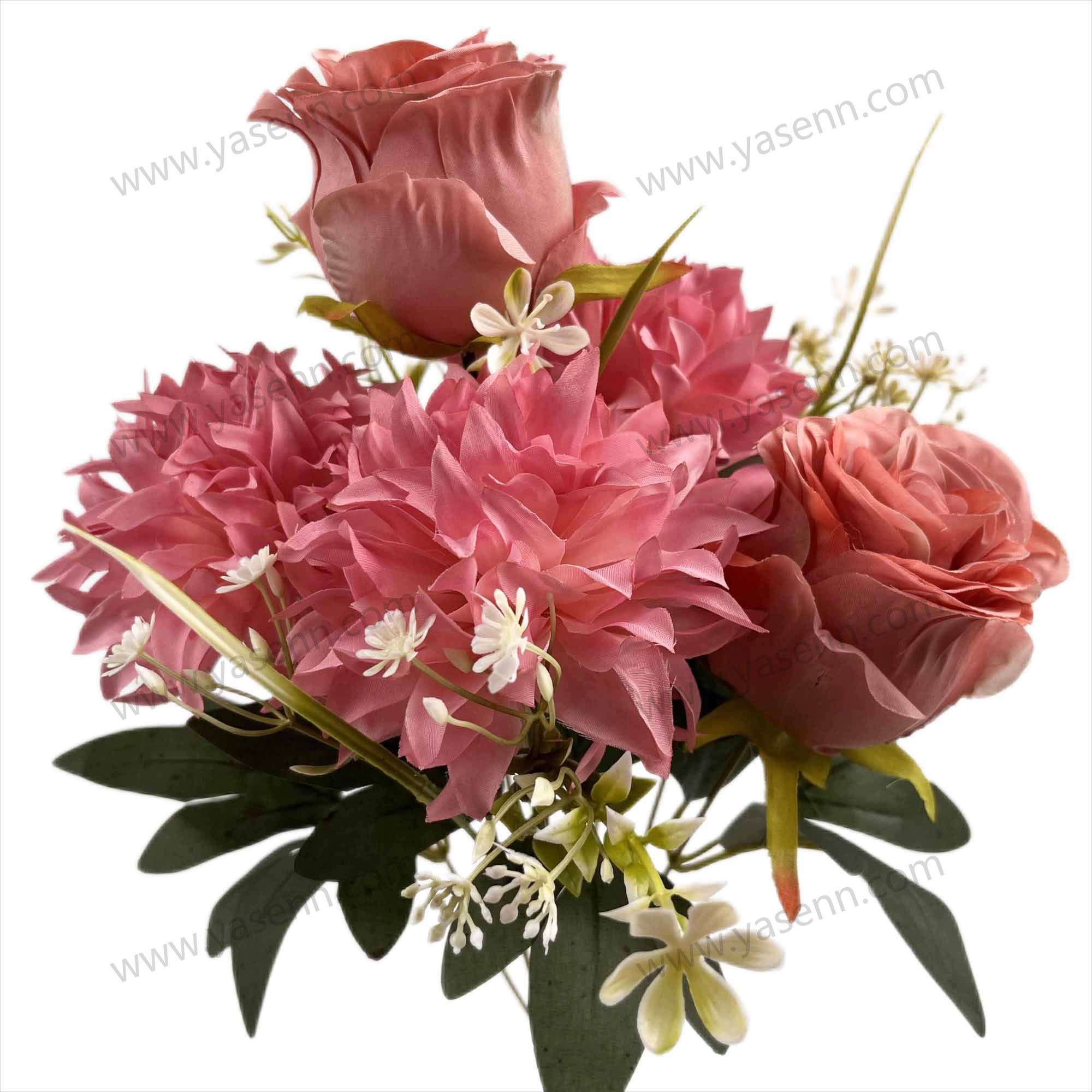 43CM 9  ROSE MUM decorate artificial flowers YSB23309