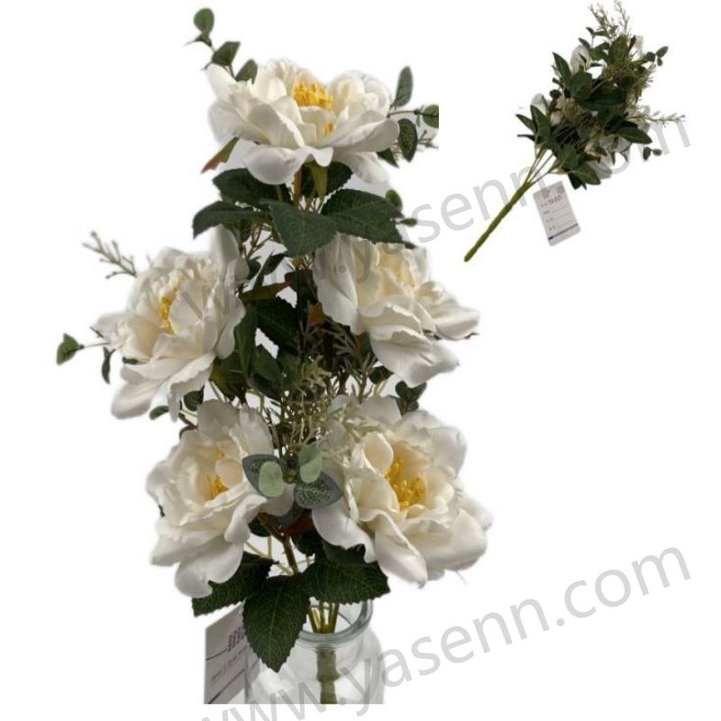 5 CAMELLIAS Fan-shaped bouquet YSF19093