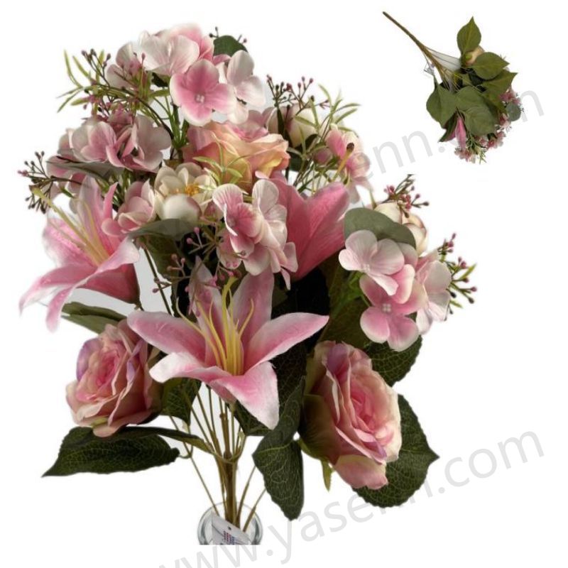 11  ROSE LILY Fan-shaped bouquet YSZ21016