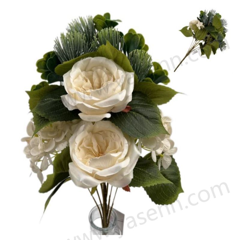 9 PEONY HYDRANGEA MACROPHYLLA Fan-shaped bouquet YSZ22286