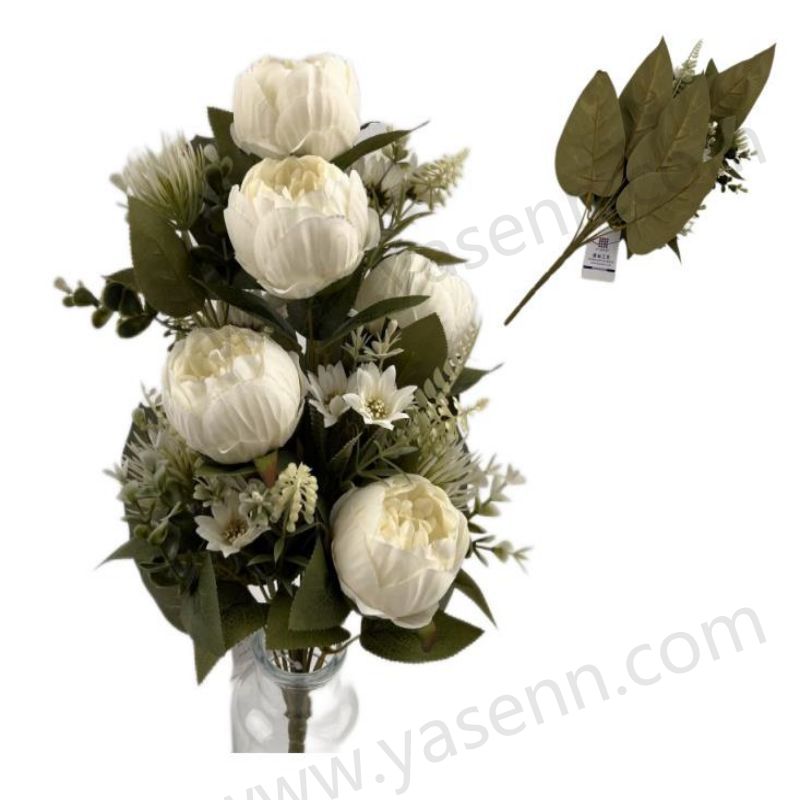 12 PEONIES Fan-shaped bouquet YSB23121