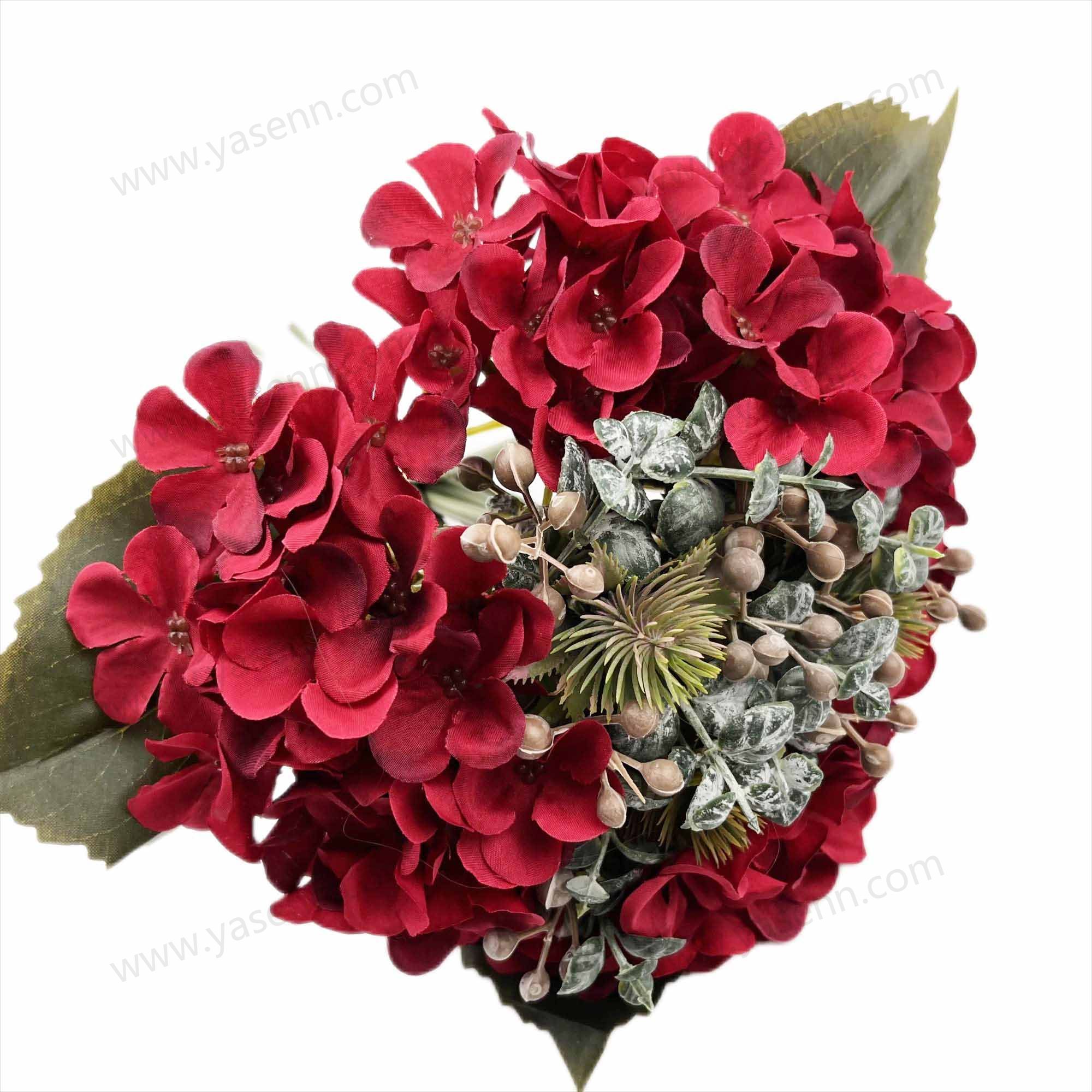 9 BRANCHES HYDRANGEA Bridal bouquet YSB23135