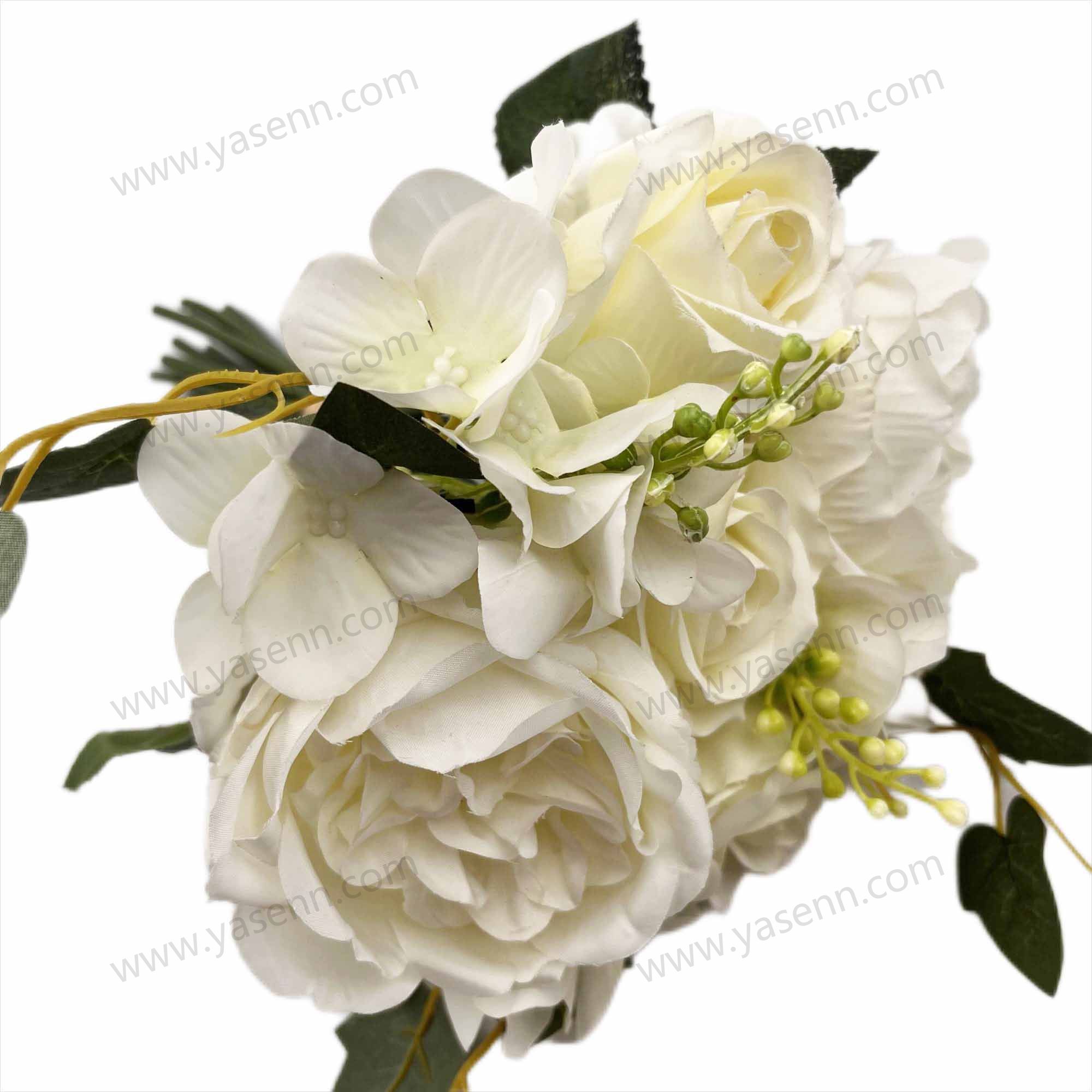 11 BRANCHES PEONY ROSE Bridal bouquet YSB23214