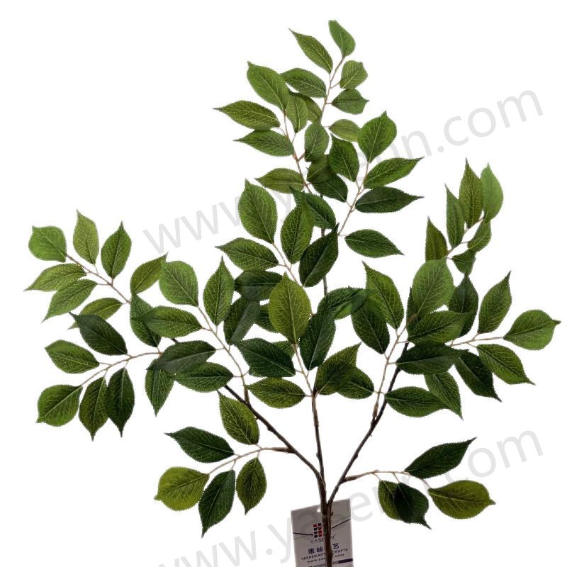 66CM3 BRANCHES BANYAN LEAVES Artificial leaves YSL23066