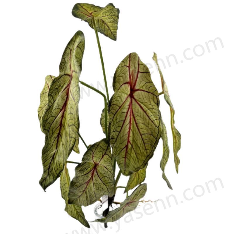 49CM12 BRANCHES BEGONIA LEAVES Artificial leaves YSL23090