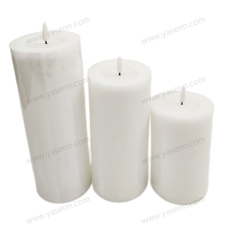 10CM Wax Bullet LED Candle set of 3 Common LED candle YSC23057ABC