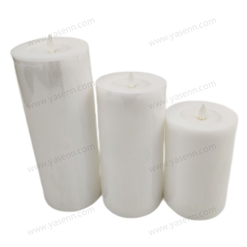 10CM Wax Swing LED Candle set of 3 Common LED candle YSC23058ABC