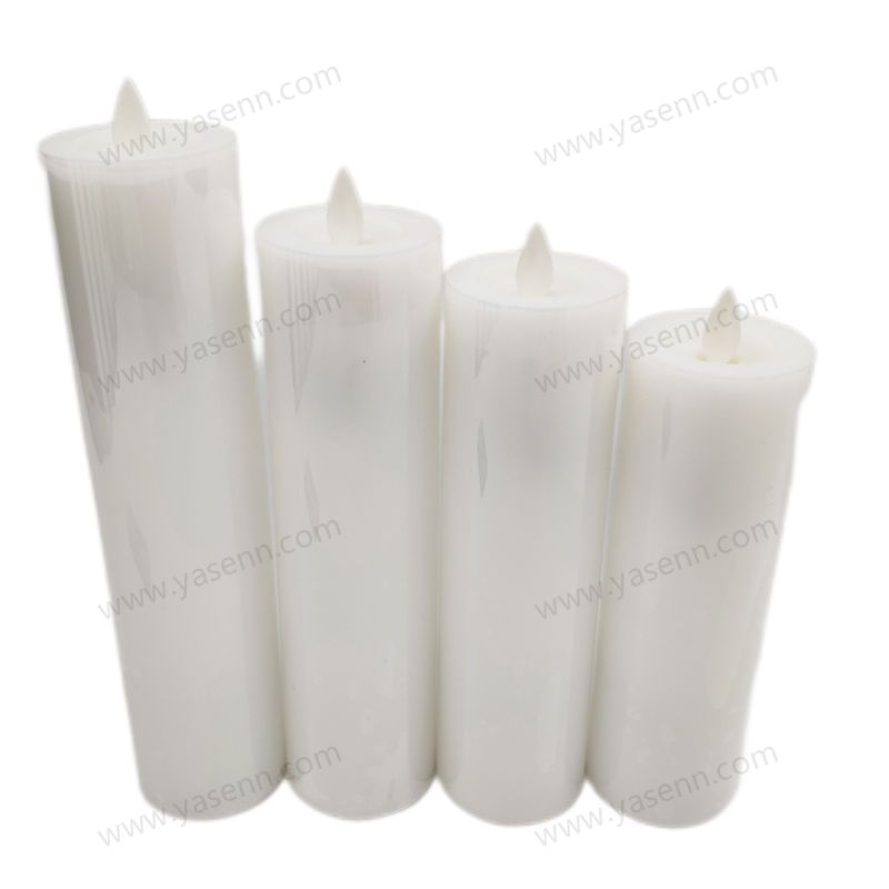 5.5CM Wax Swing LED Candle set of 4 Common LED candle YSC23062ABCD