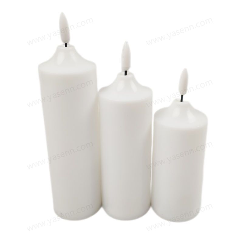 2" Convex Bullet Led Candle Set of 3 Common LED candle YSC21006ABC