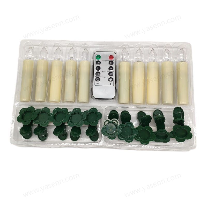 LED candle with Remote control with clip 10 pcs per set YSC22010