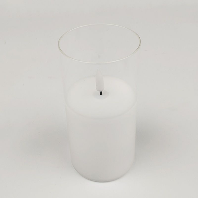 7.5X15CM Round Glass Bullet Led Candle Common LED candle YSC20020A