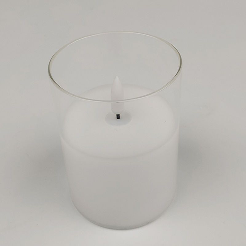 7.5X10CM Round Glass Bullet Led Candle Common LED candle YSC20020C