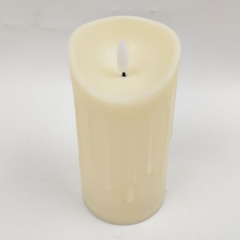 7.5X15CM Bullet Led Candle With Drop Common LED candle YSC10078A