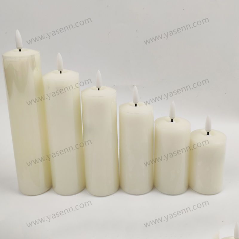 5cm Wax concave bullet Led Candle set of 6 YSC23013ABCDEF