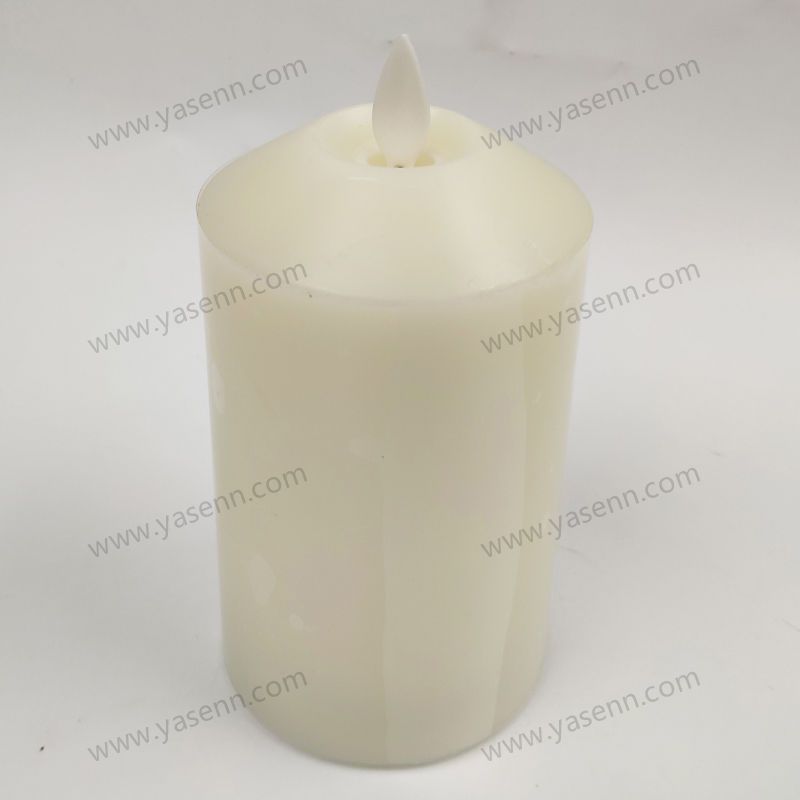 7.5X15cm inclined concave Swing Led Candle Common LED candle YSC23017C