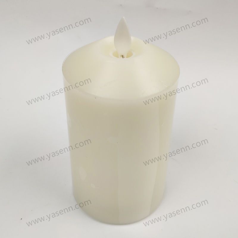 7.5X12.5cm inclined concave Swing Led Candle Common LED candle YSC23017D